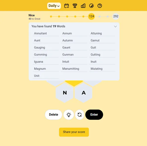 How to Play Spelling Bee Unlimited Game Step 3